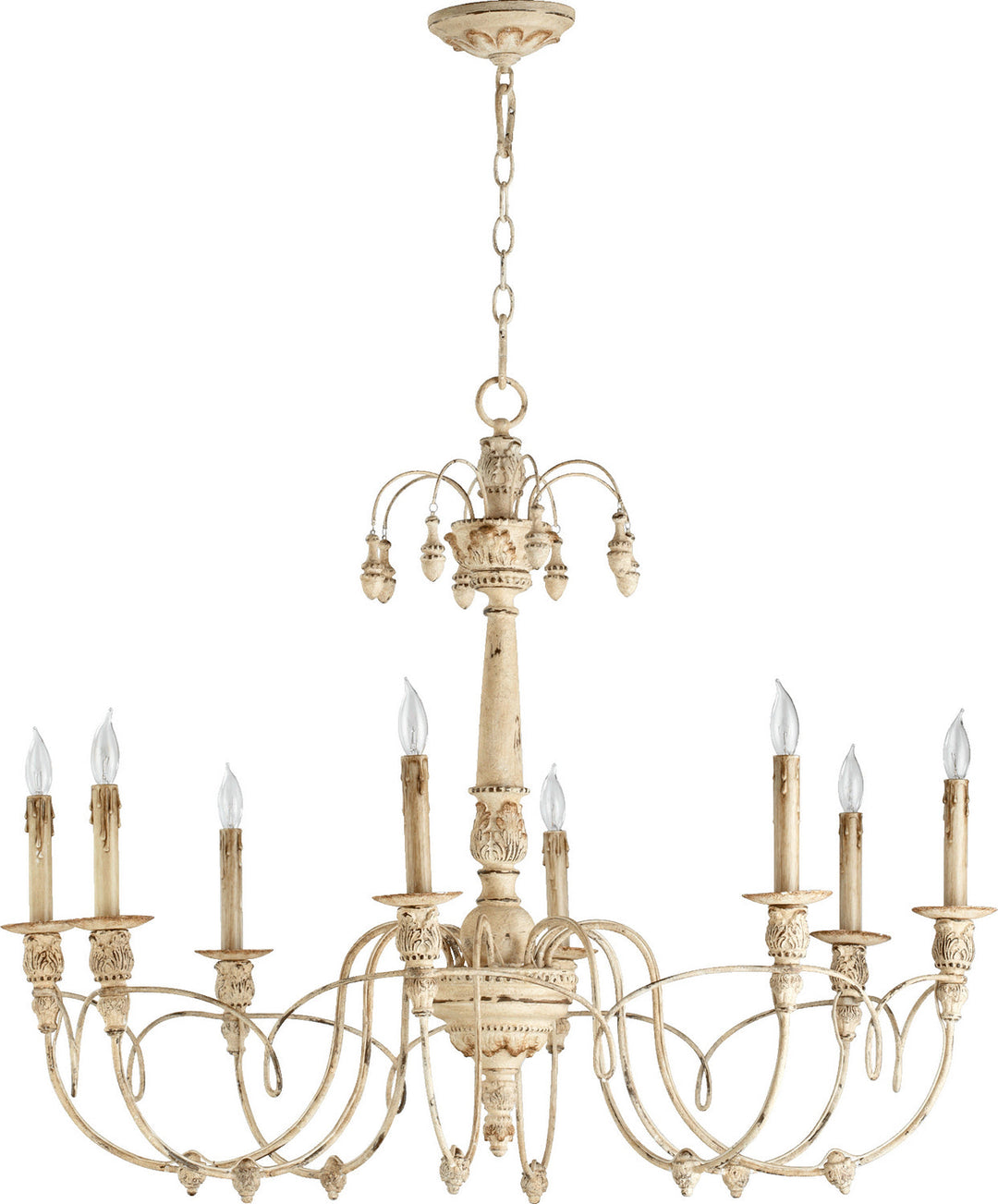 Quorum Eight Light Chandelier