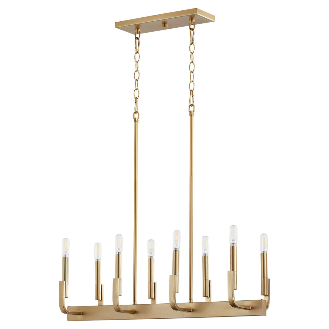 Quorum Eight Light Linear Chandelier