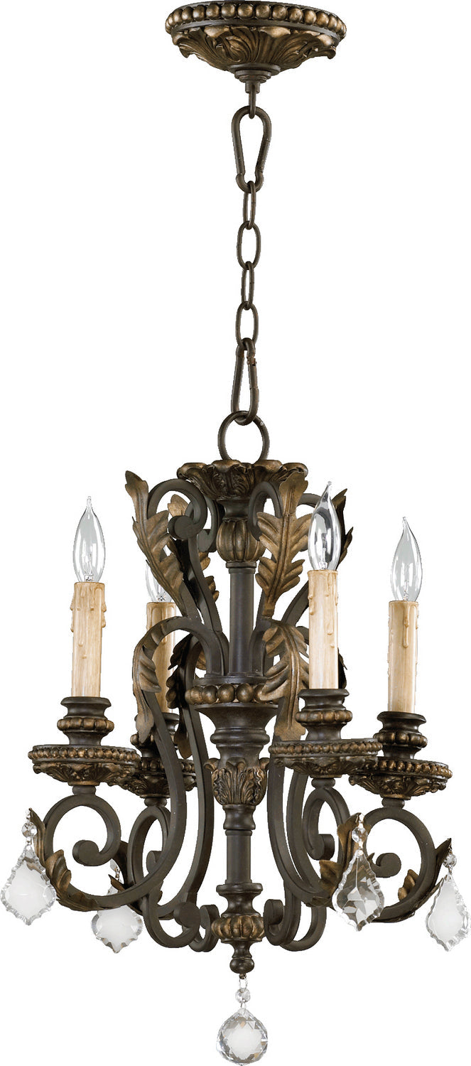 Quorum Four Light Chandelier