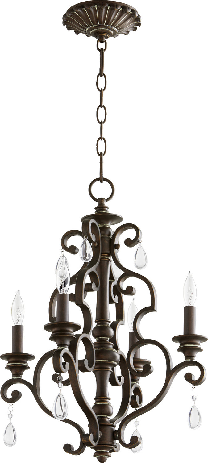 Quorum Four Light Chandelier