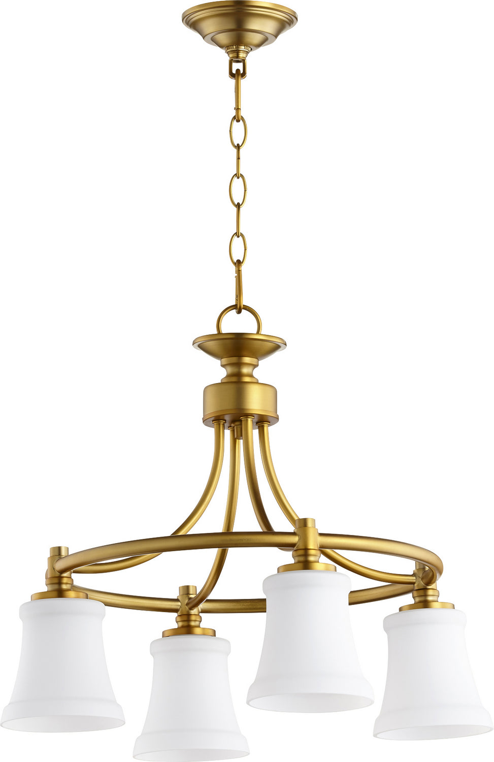 Quorum Four Light Chandelier