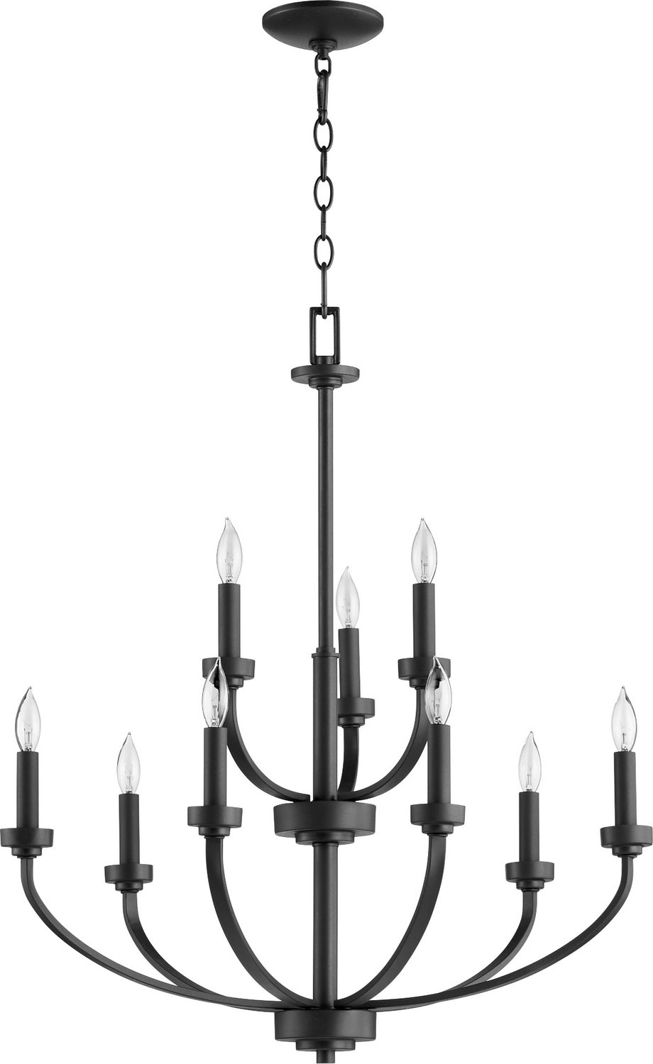 Quorum Nine Light Chandelier
