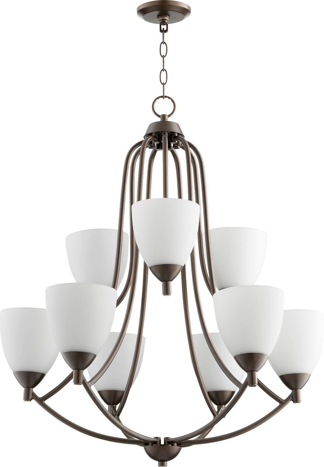 Quorum Nine Light Chandelier