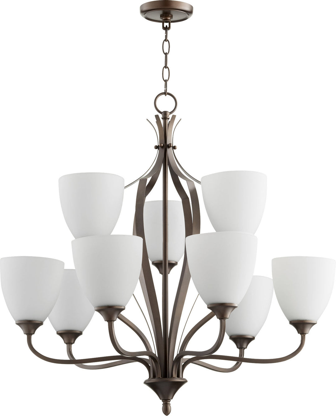 Quorum Nine Light Chandelier