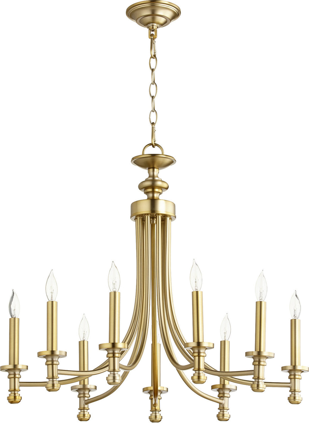 Quorum Nine Light Chandelier