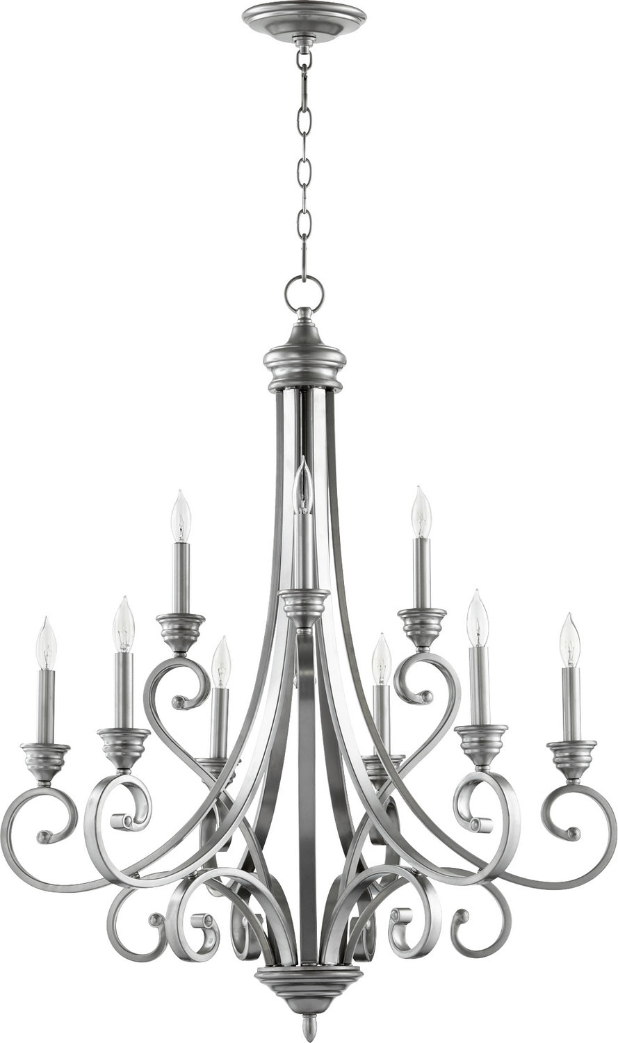 Quorum Nine Light Chandelier
