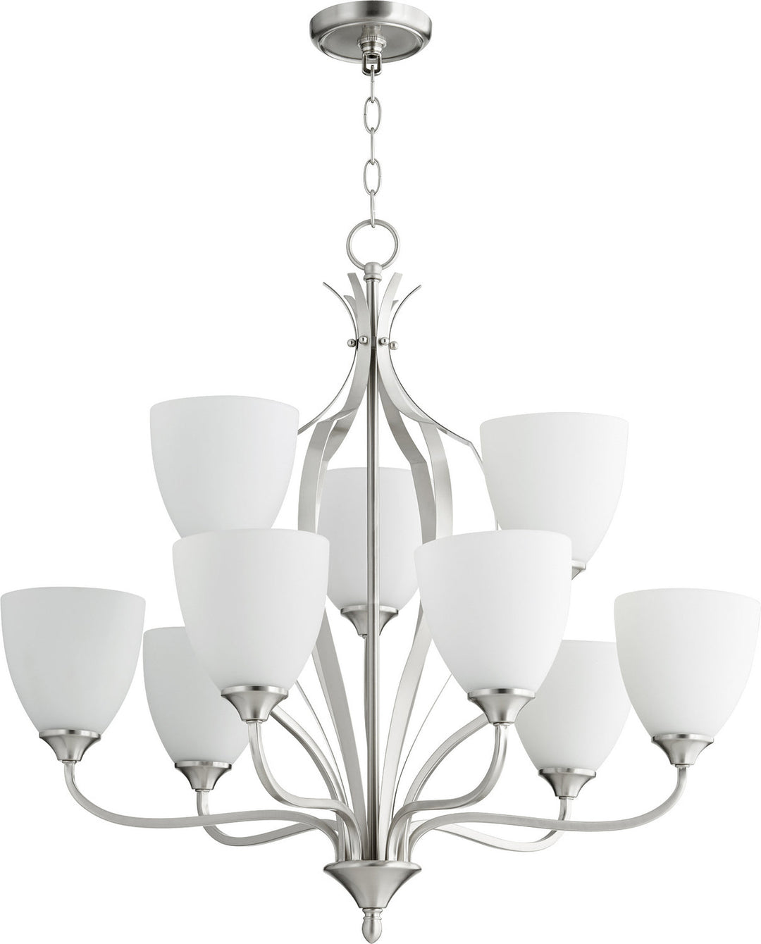 Quorum Nine Light Chandelier