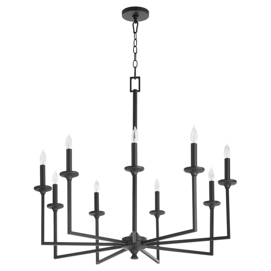 Quorum Nine Light Chandelier