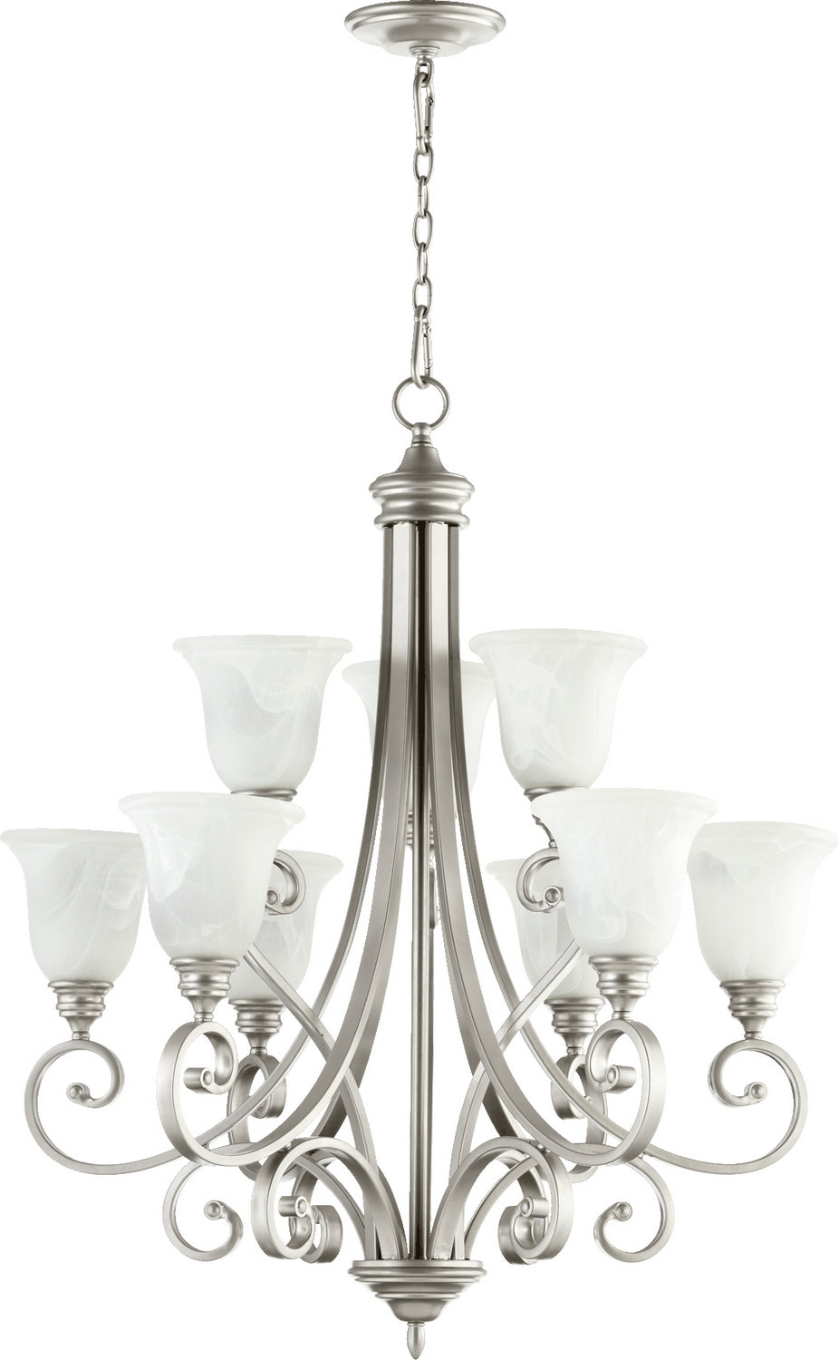 Quorum Nine Light Chandelier
