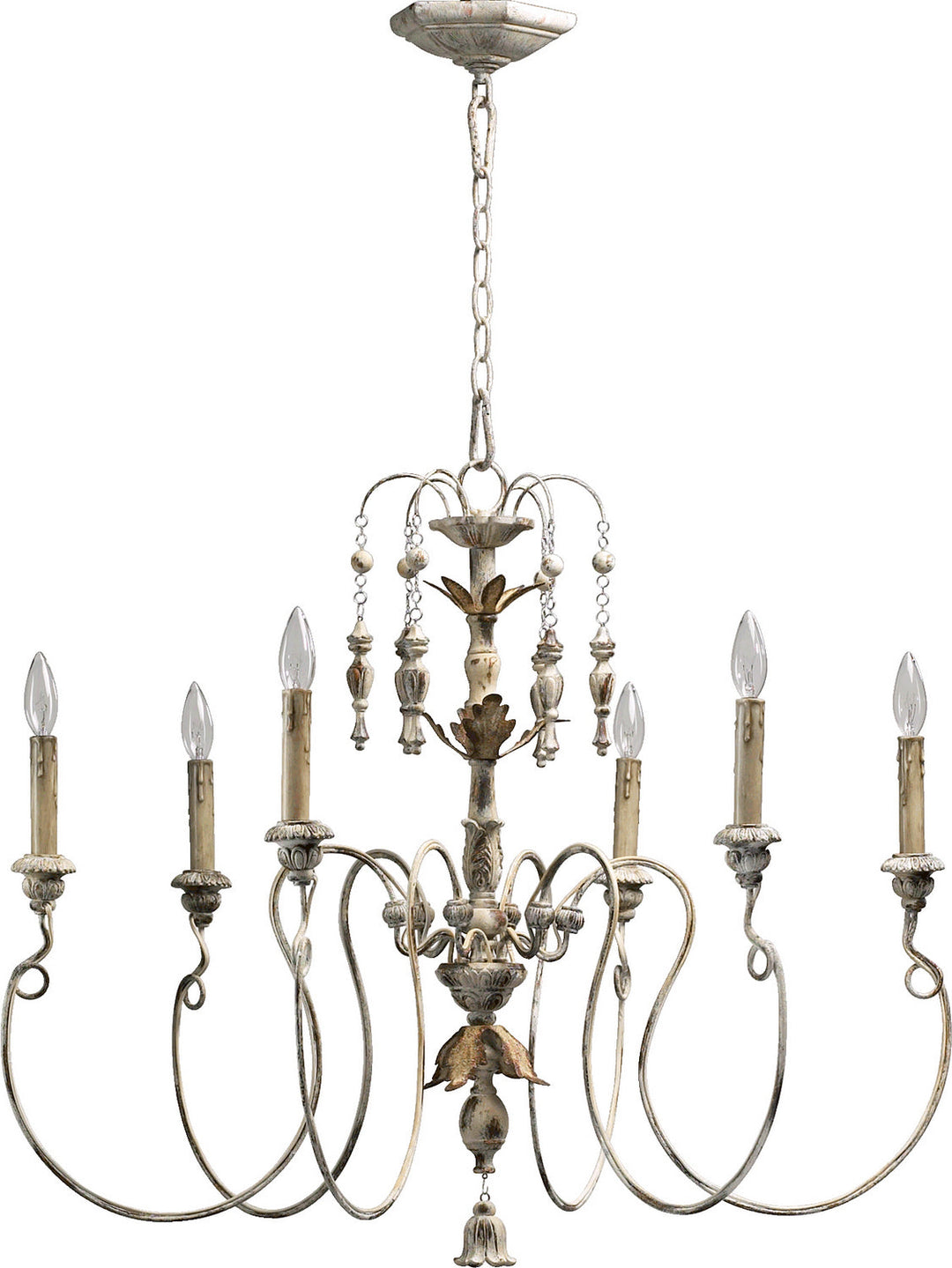 Quorum Six Light Chandelier