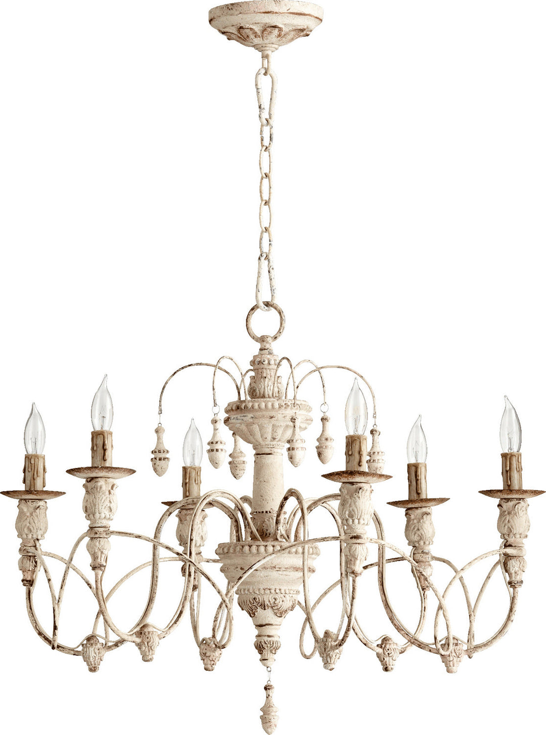 Quorum Six Light Chandelier