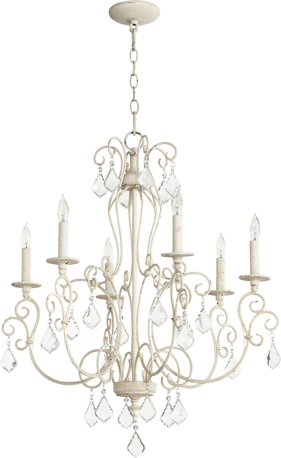 Quorum Six Light Chandelier