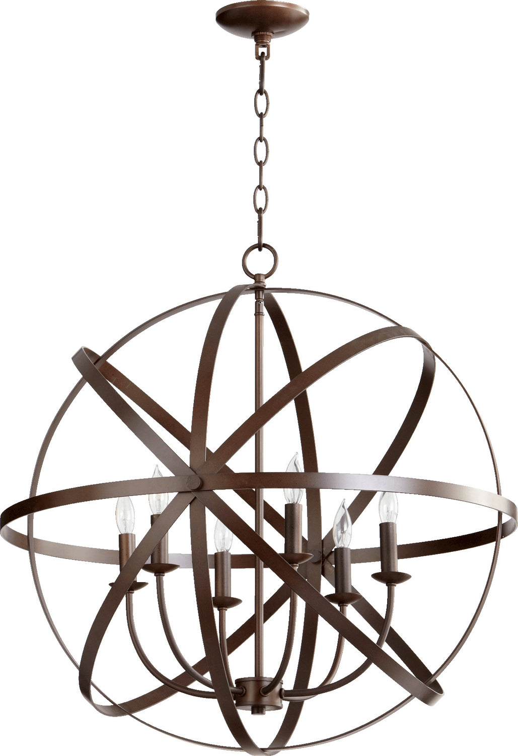 Quorum Six Light Chandelier