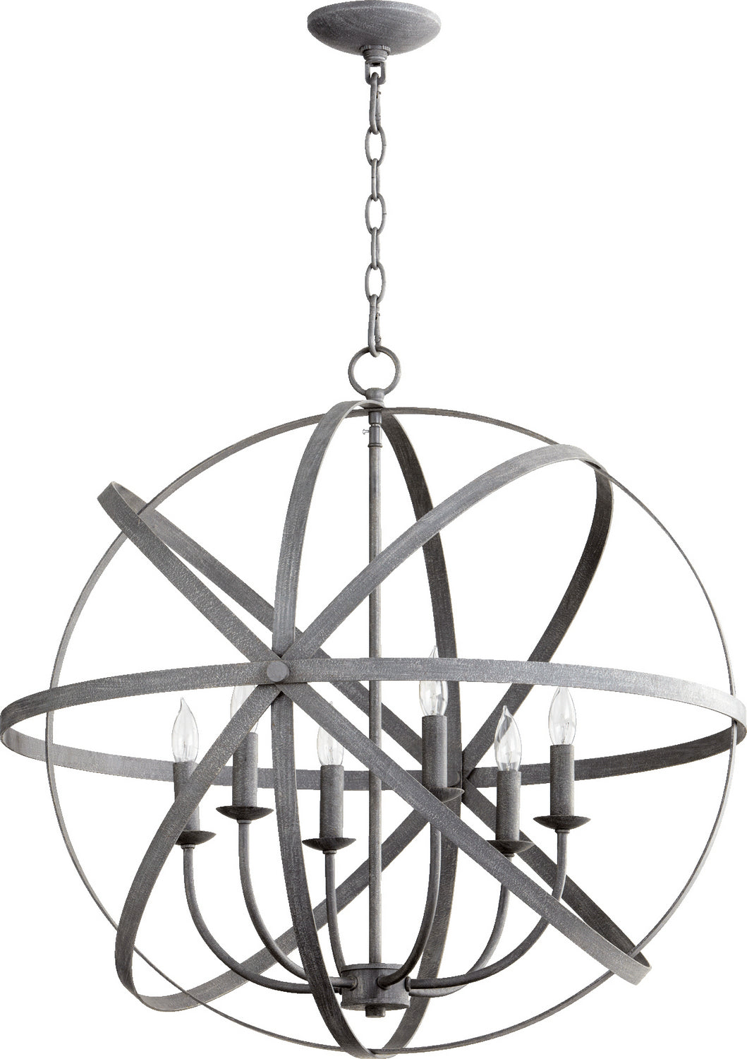 Quorum Six Light Chandelier
