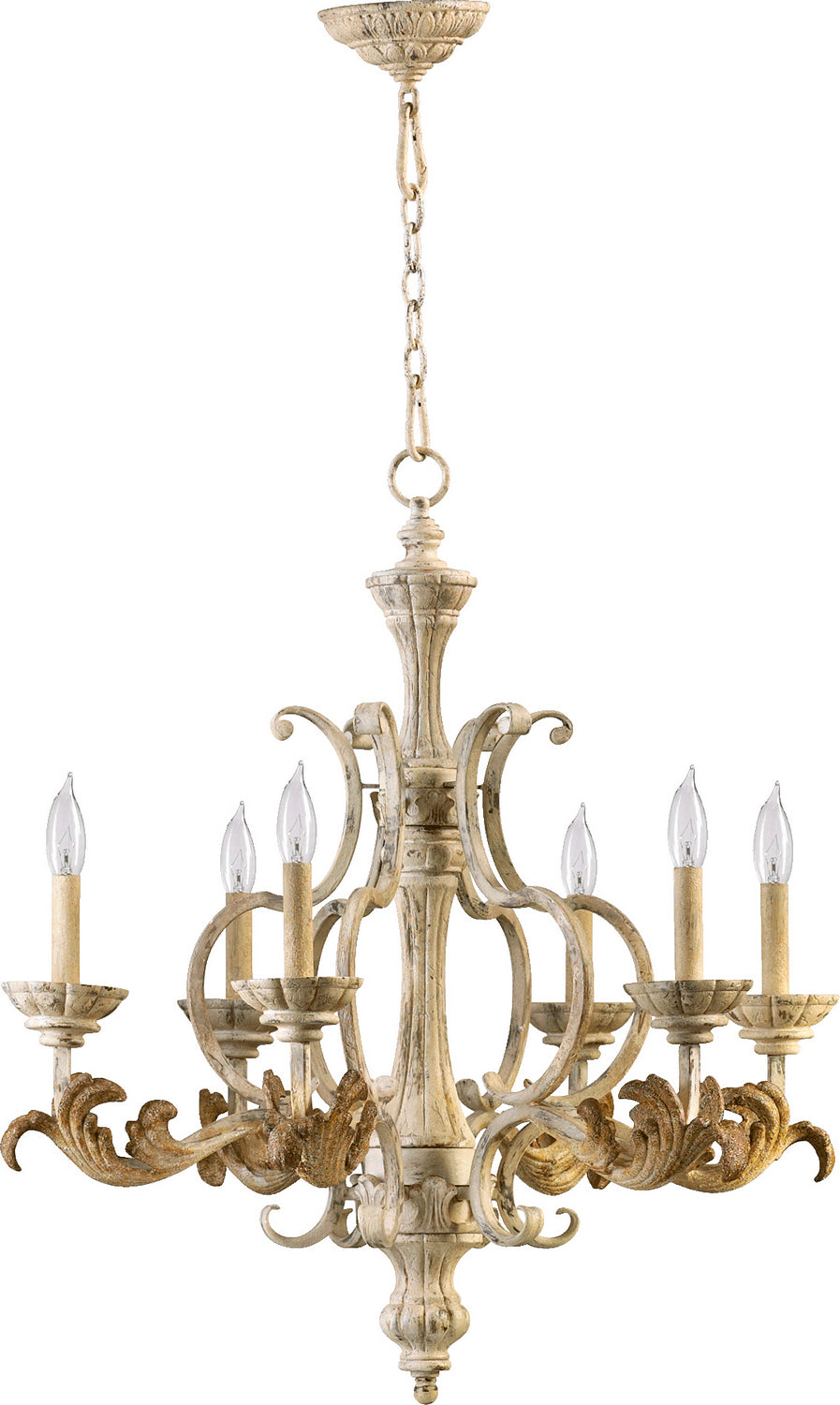 Quorum Six Light Chandelier