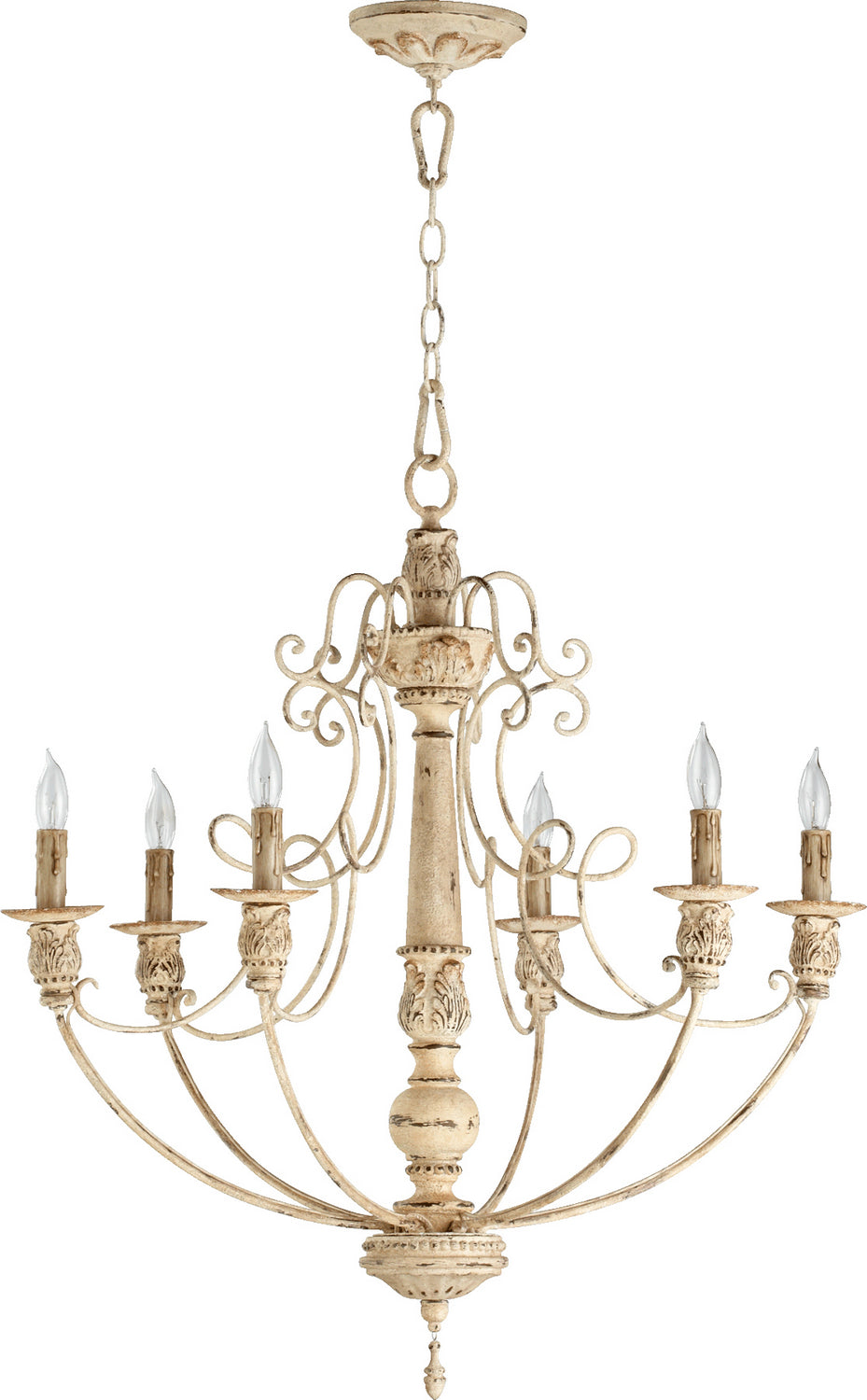Quorum Six Light Chandelier