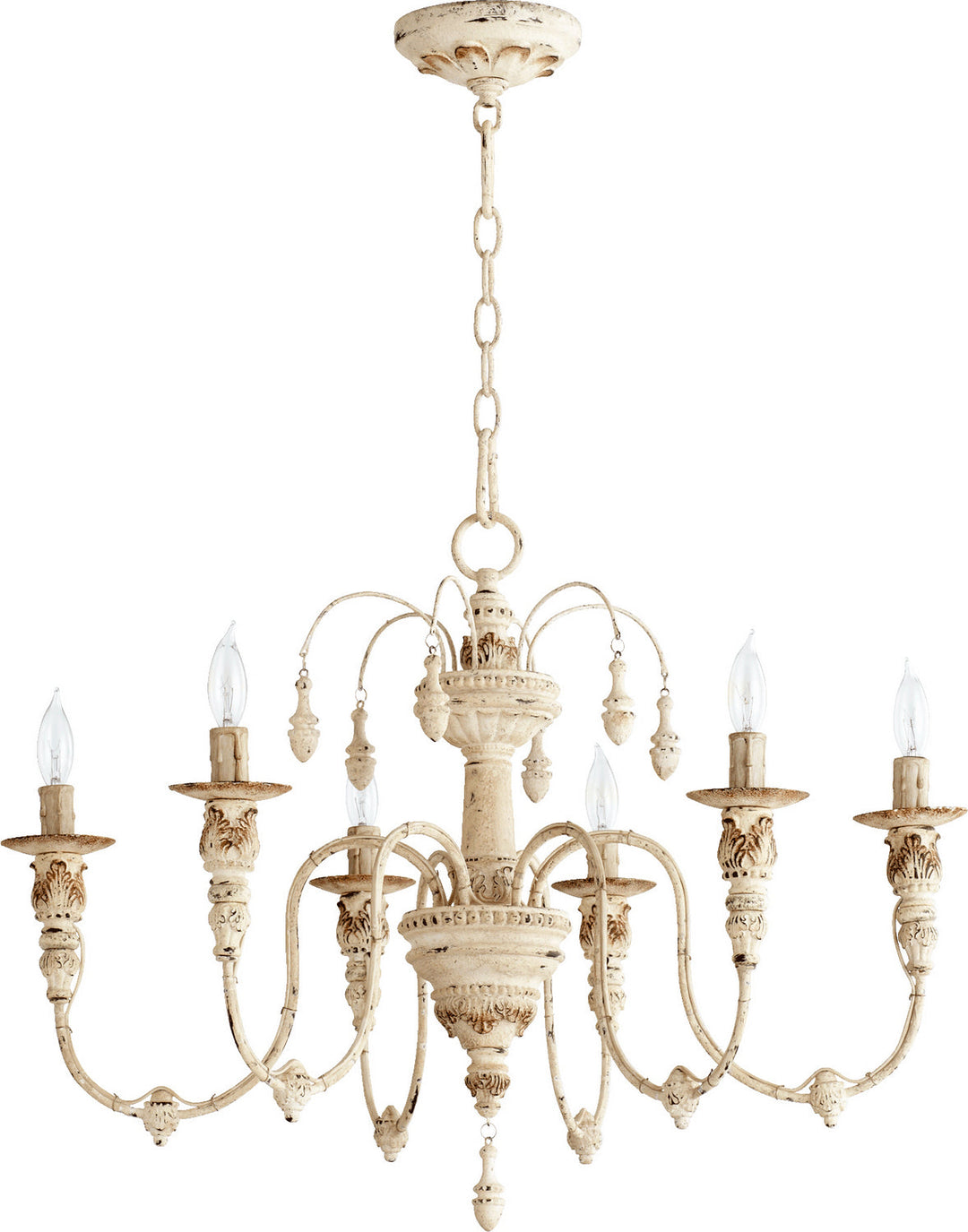 Quorum Six Light Chandelier