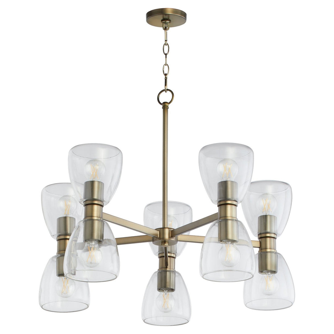 Quorum Ten Light Chandelier