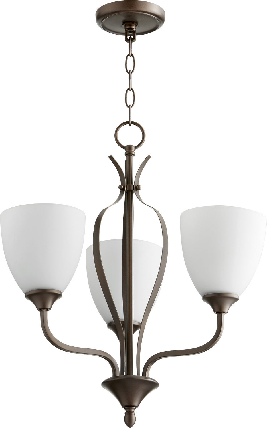 Quorum Three Light Chandelier