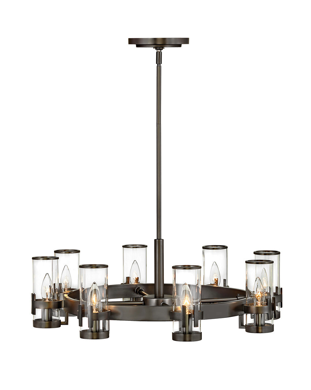 Reeve LED Chandelier in Black Oxide