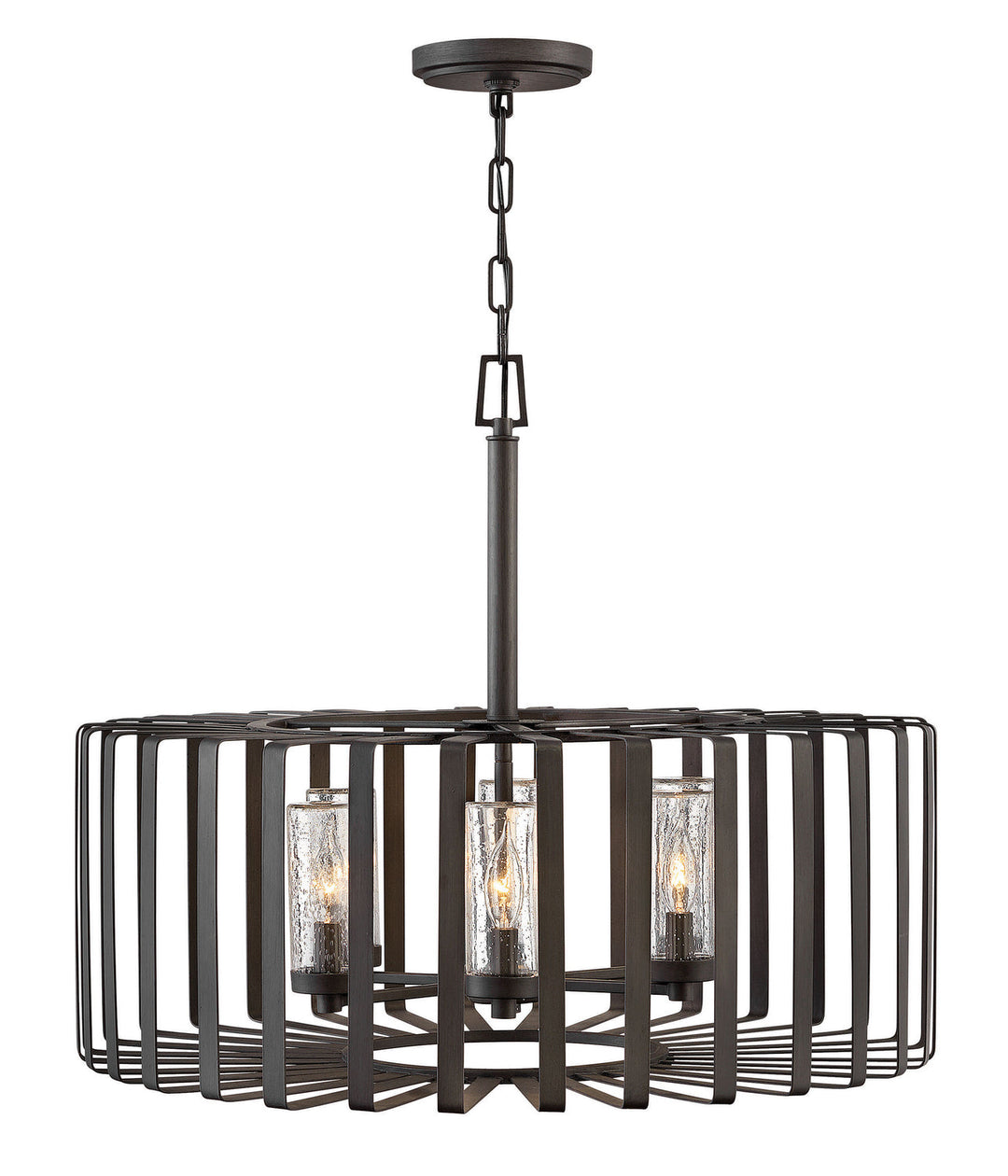Reid LED Outdoor Lantern in Brushed Graphite