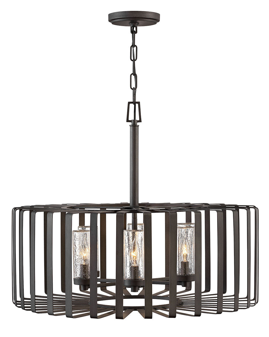 Reid LED Outdoor Lantern in Brushed Graphite