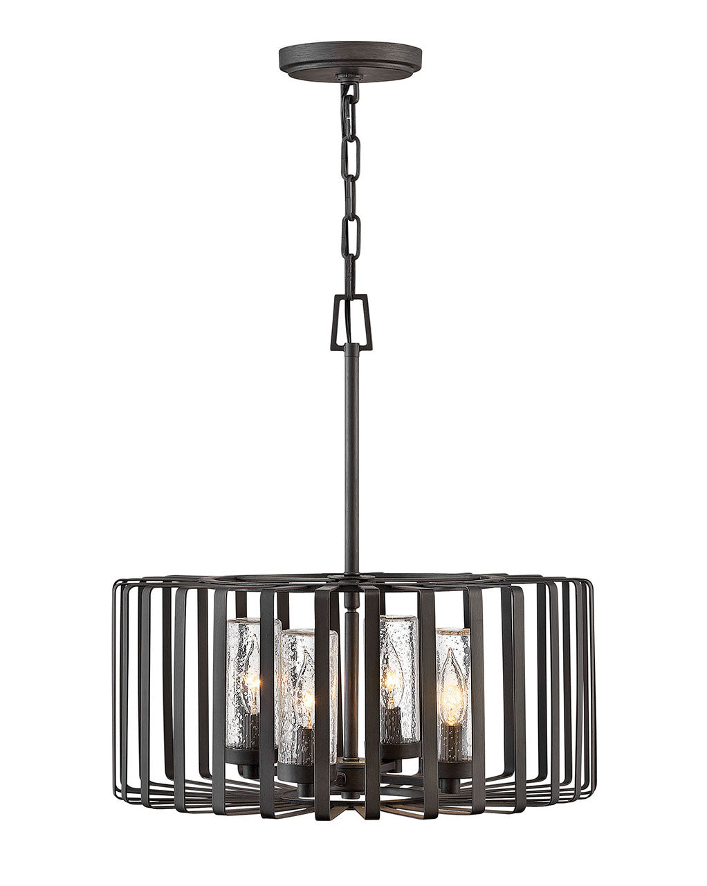 Reid LED Outdoor Lantern in Brushed Graphite