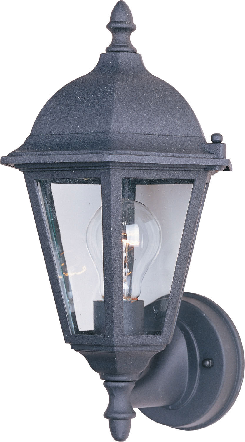 Republic LED Outdoor Hanging Lantern in Black