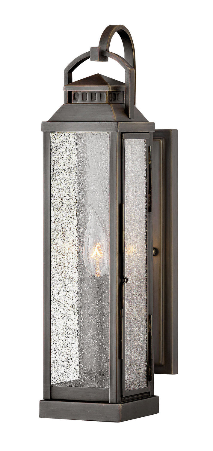 Revere LED Outdoor Lantern in Blackened Brass