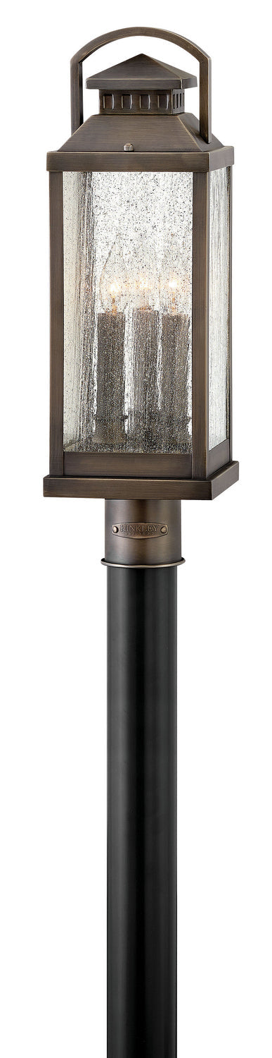 Revere LED Outdoor Lantern in Blackened Brass