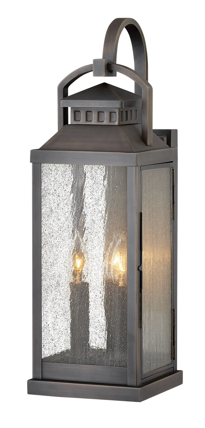 Revere LED Outdoor Lantern in Blackened Brass