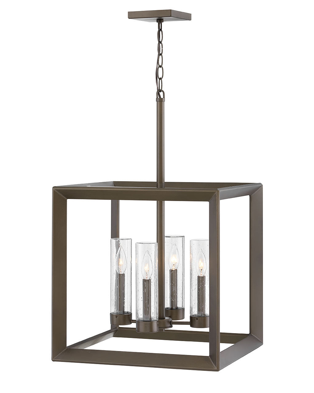 Rhodes LED Outdoor Lantern in Warm Bronze