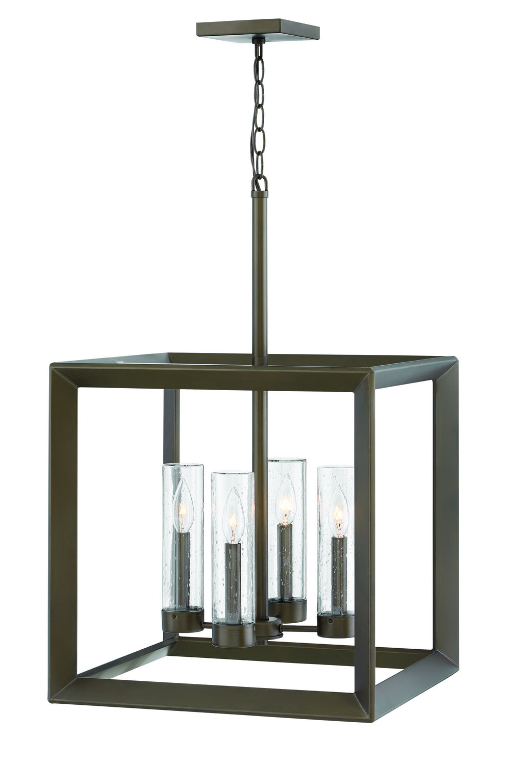 Rhodes LED Outdoor Pendant in Warm Bronze