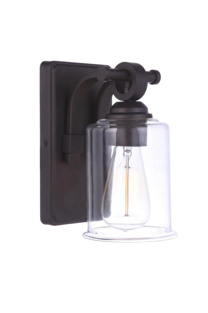 Romero One Light Wall Sconce in Espresso