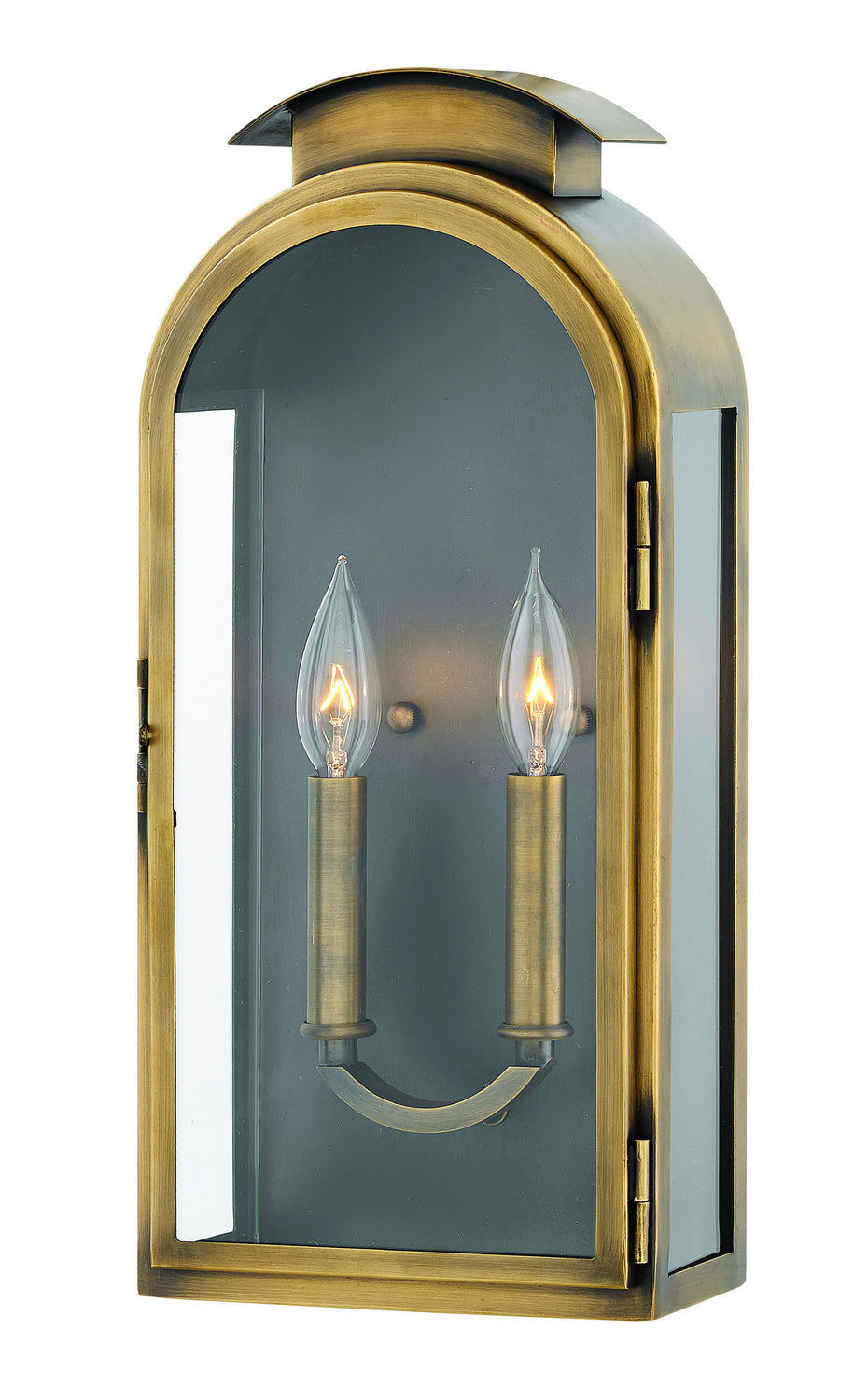 Rowley LED Wall Mount in Light Antique Brass