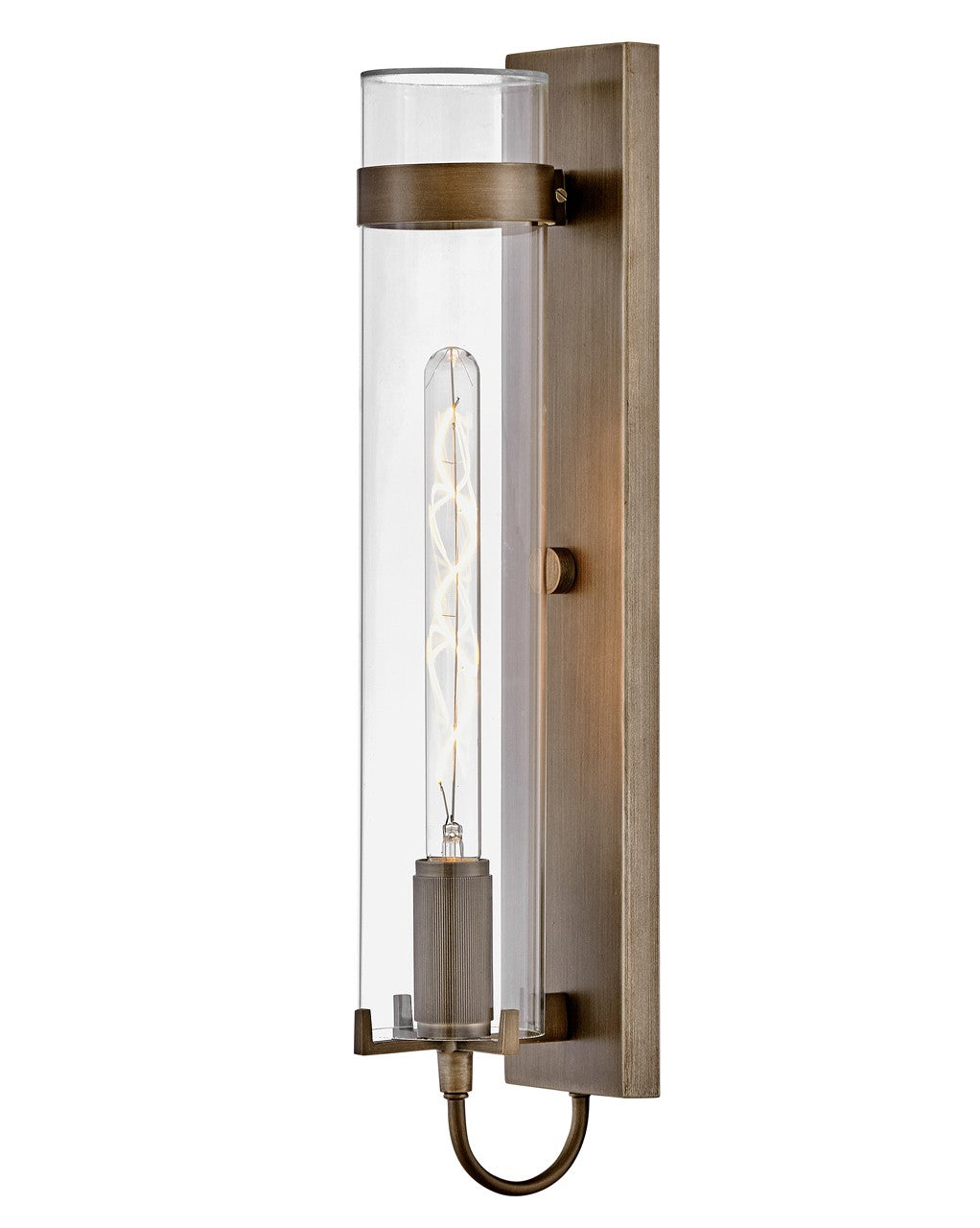 Ryden LED Wall Mount Lantern in Burnished Bronze