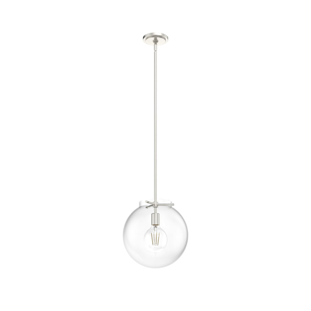 Sacha One Light Pendant in Brushed Nickel