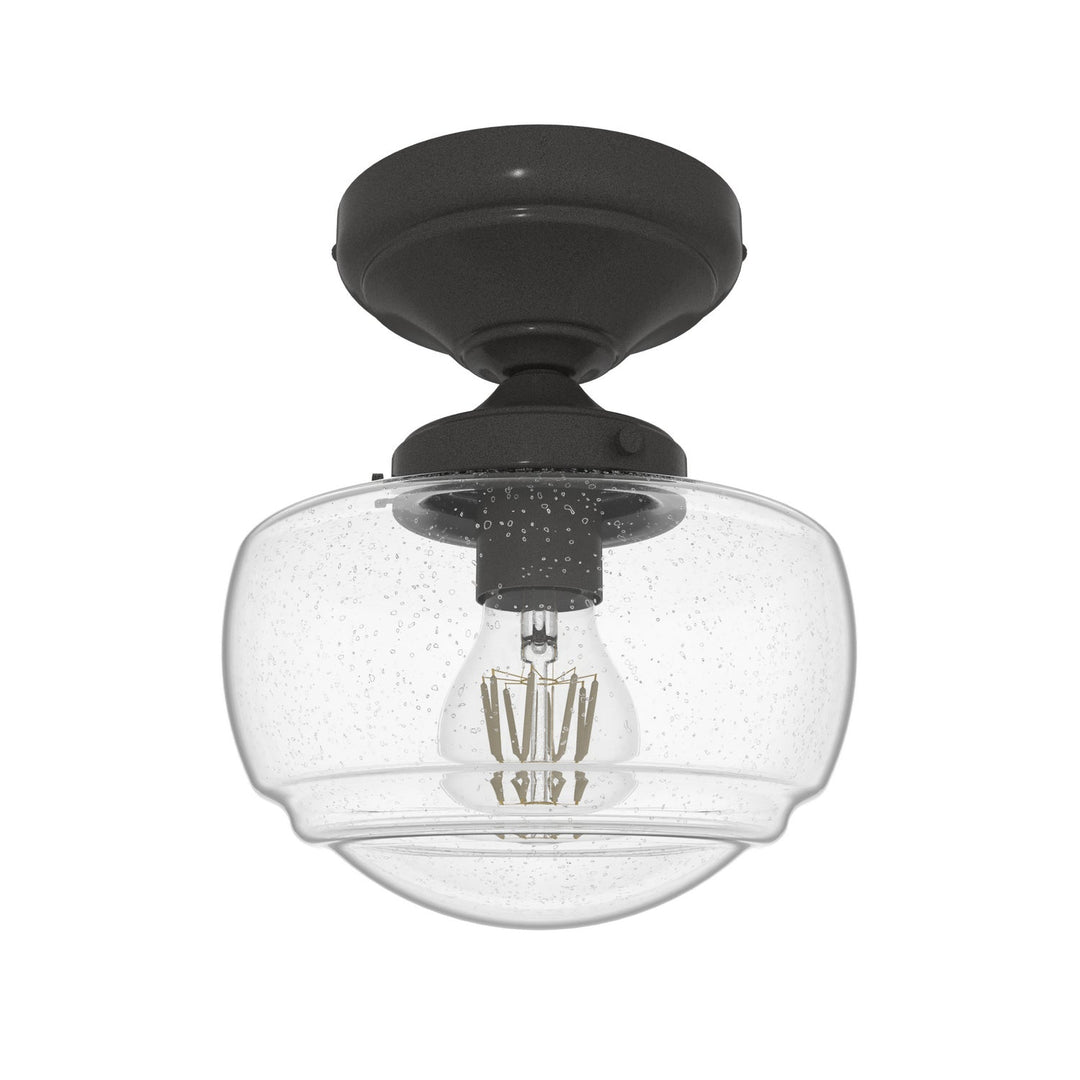 Saddle Creek One Light Semi Flush Mount in Noble Bronze