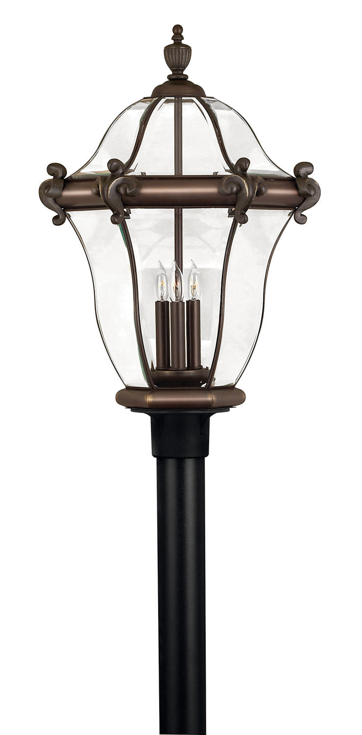 San Clemente LED Post Top/ Pier Mount in Copper Bronze