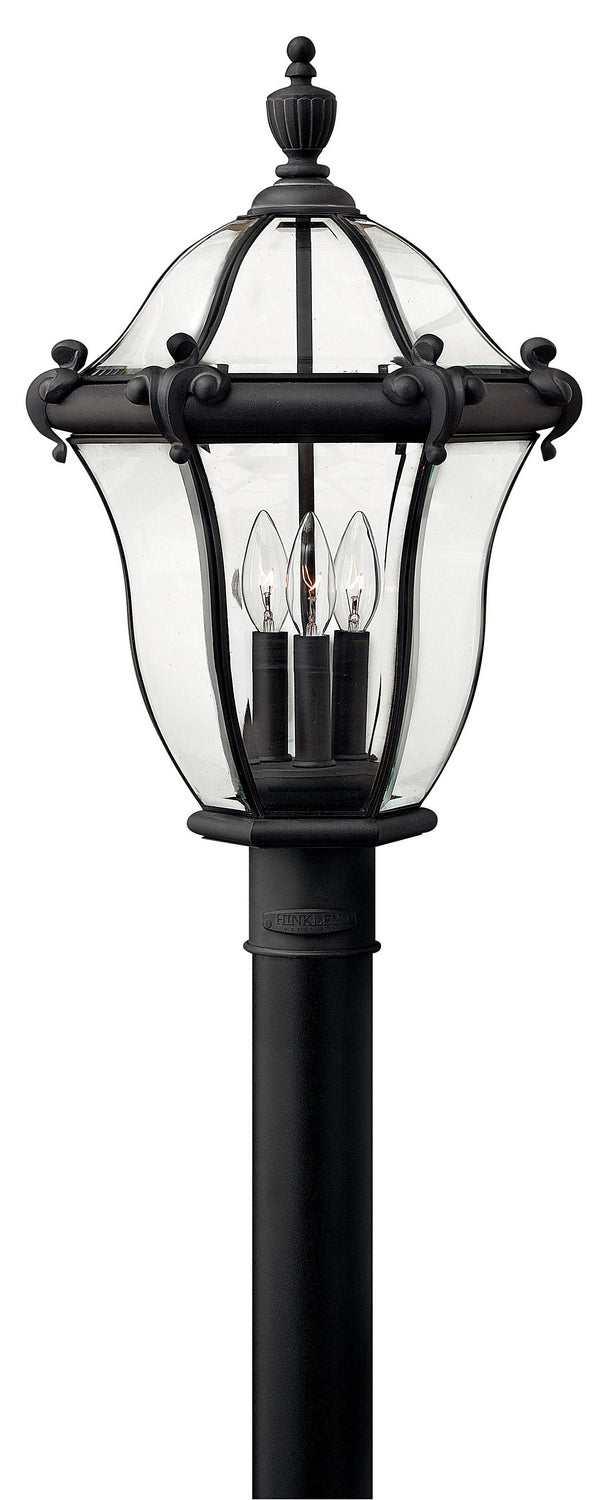 San Clemente LED Post Top/ Pier Mount in Museum Black