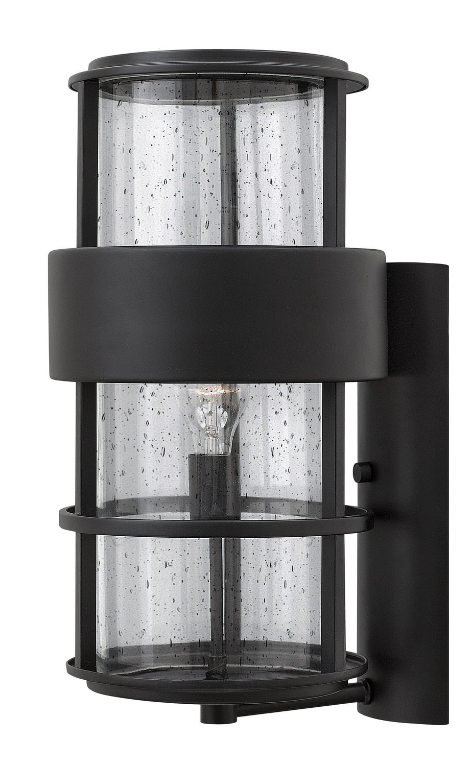 Saturn LED Wall Mount in Satin Black