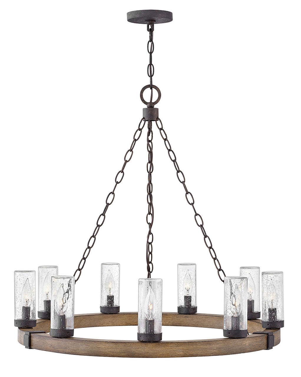 Sawyer LED Outdoor Lantern in Sequoia