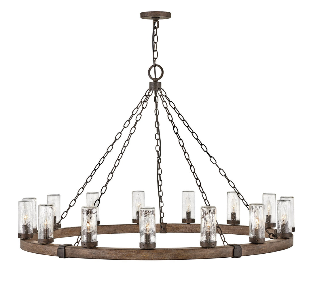 Sawyer LED Outdoor Lantern in Sequoia