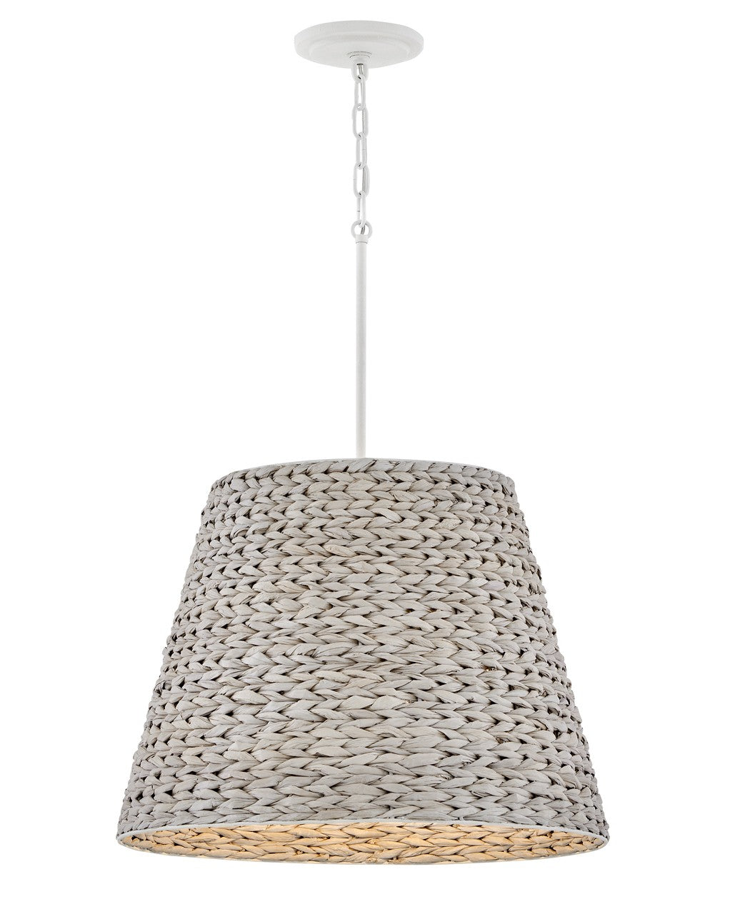Seabrook LED Chandelier in Textured Plaster