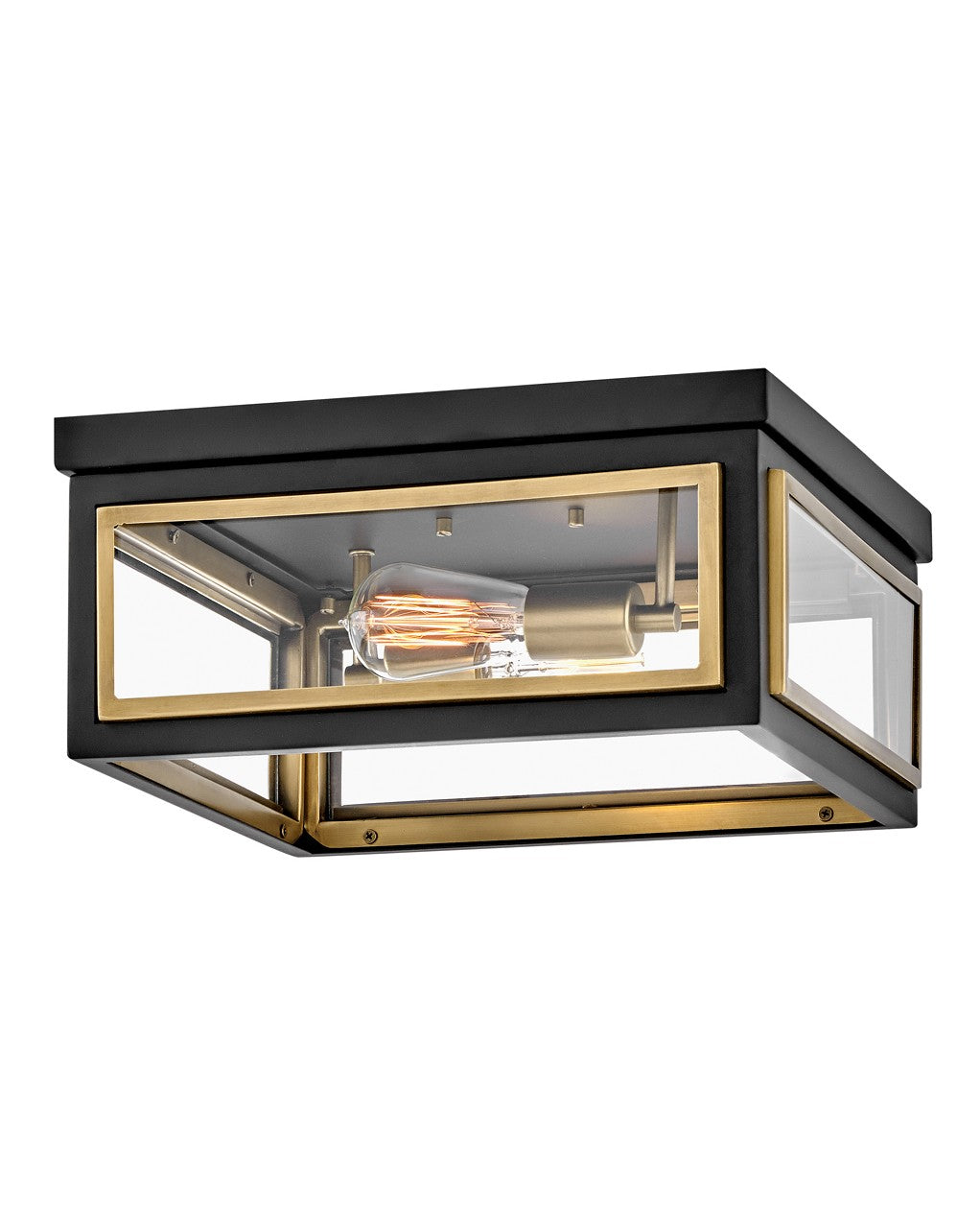 Shaw LED Flush Mount in Black