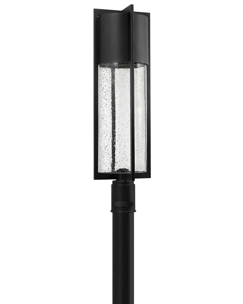 Shelter LED Post Top or Pier Mount Lantern in Black