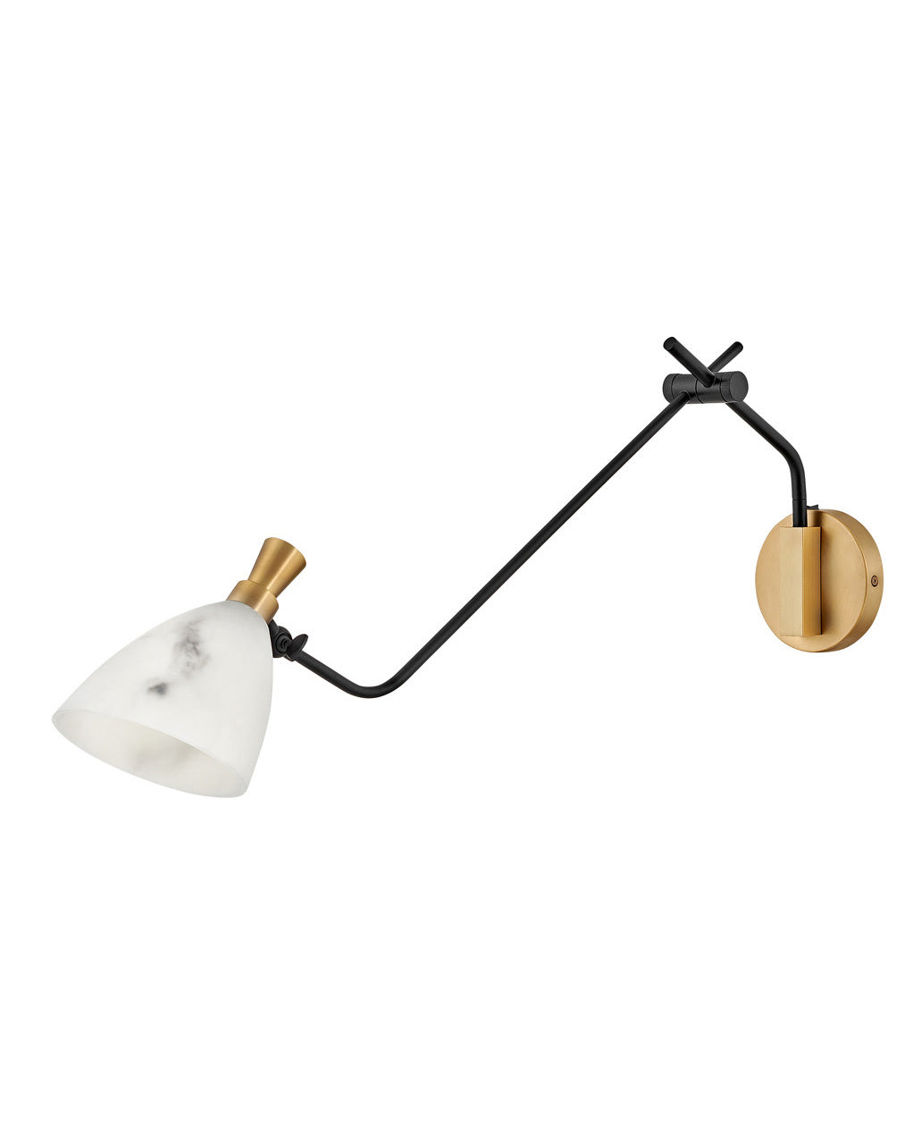 Sinclair LED Wall Sconce in Heritage Brass