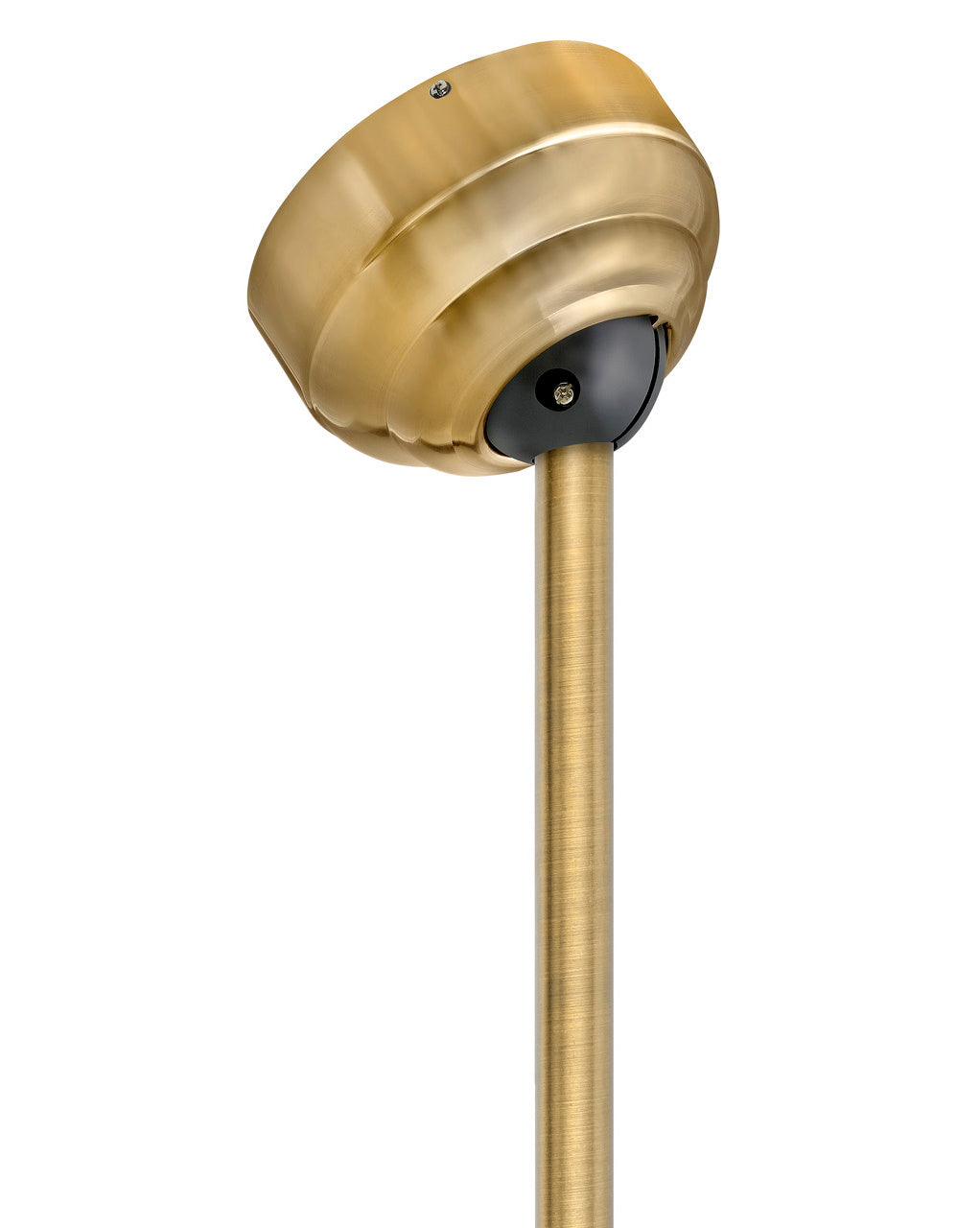 Sloped Ceiling Canopy Kit in Heritage Brass