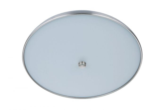 Soul LED Flushmount in Flat Black/Brushed Polished Nickel