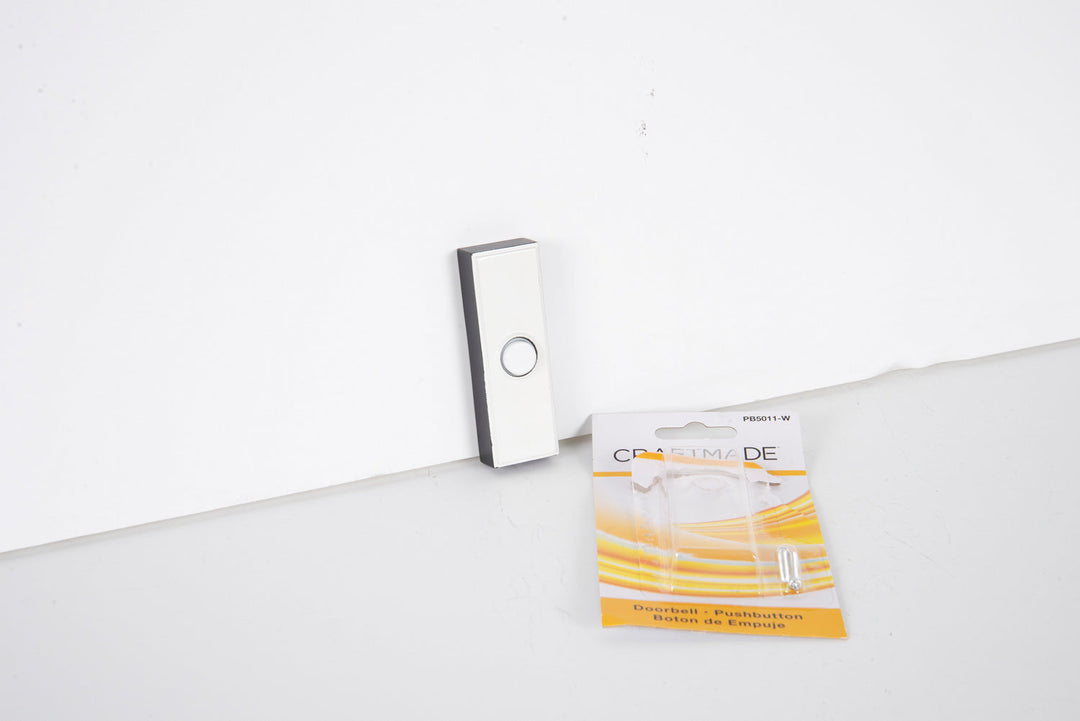 Surface Mount Push Button in White